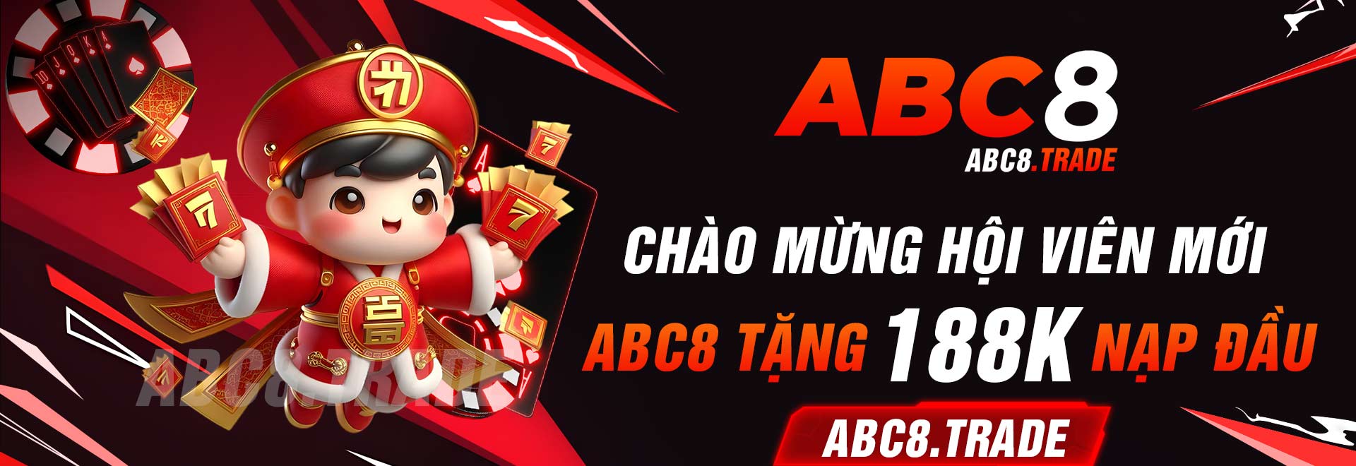 ABC8 tặng 188k nạp đầu