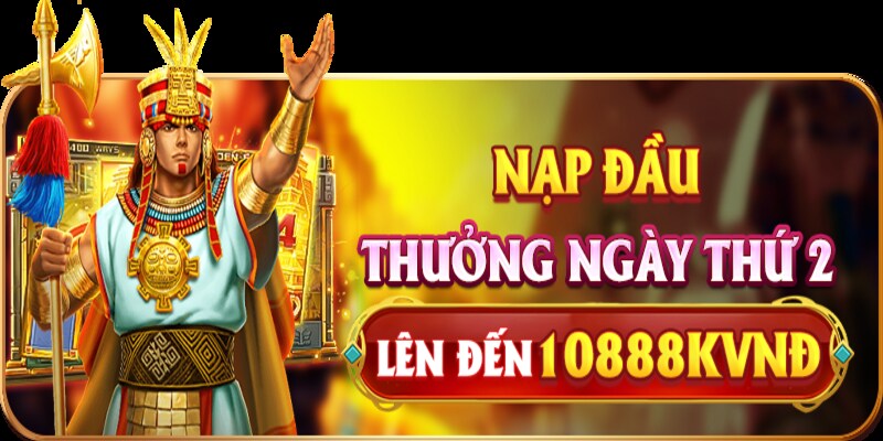 Nạp lần 2 để nhận được khuyến mãi abc8 lên 10888K